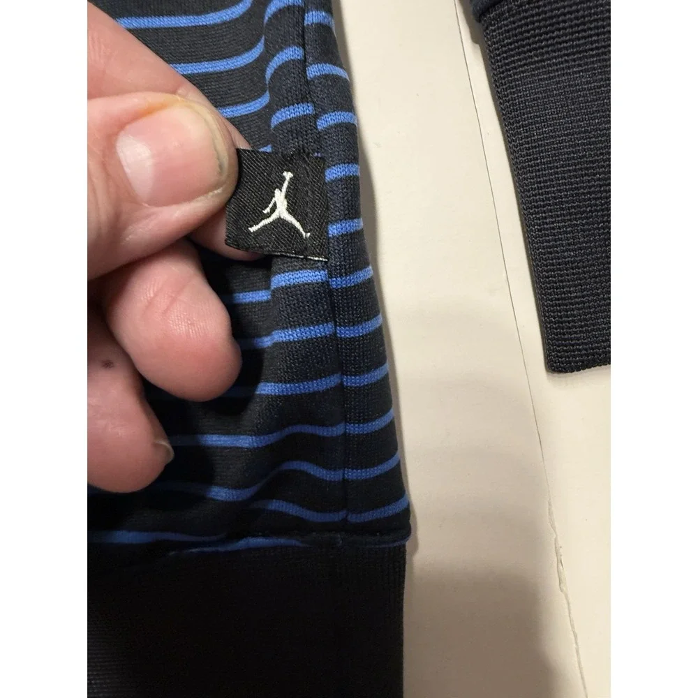 Nike Air Jordan Hoodie Carmelo Anthony‎ Large Pullover Blue Stripe